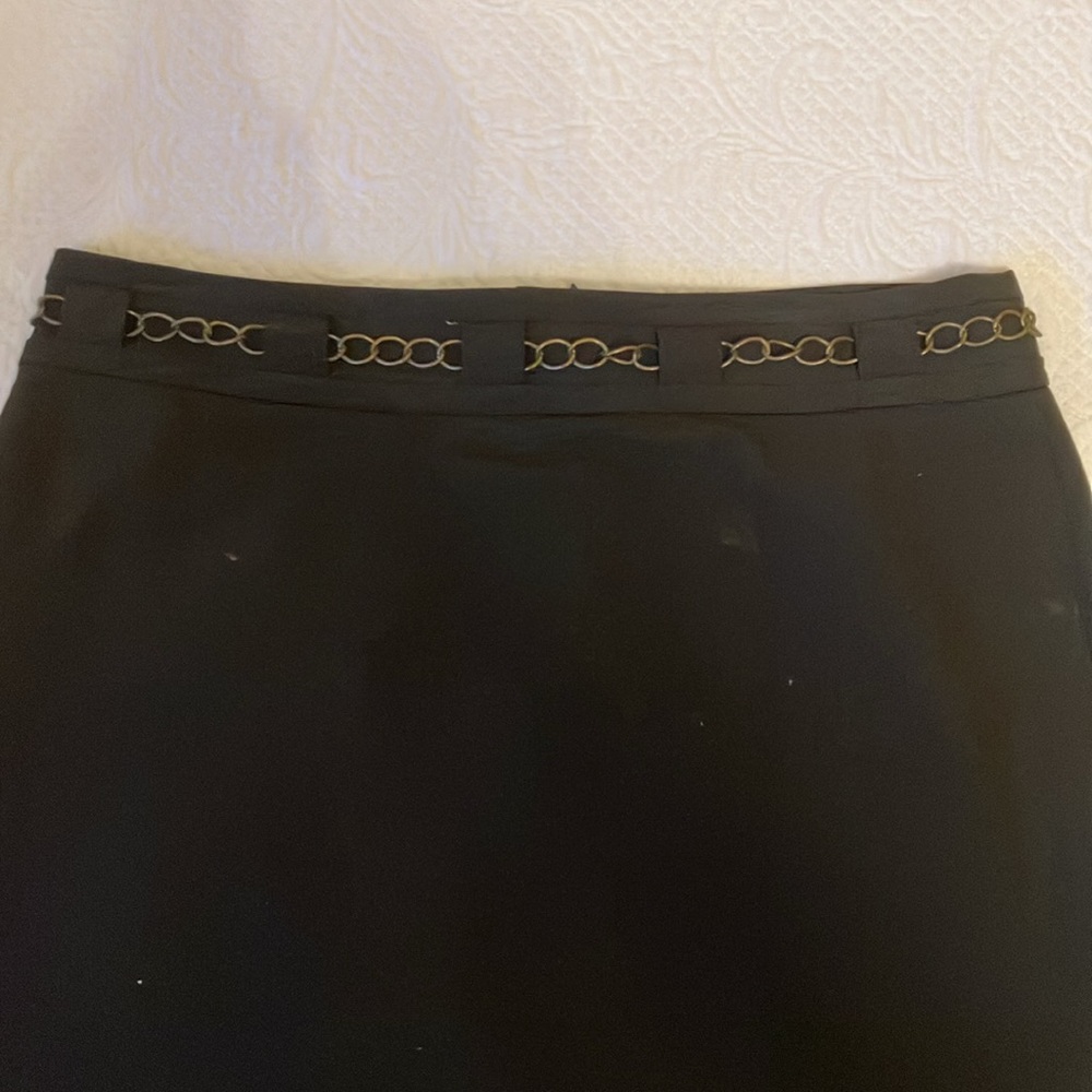Adrienne Vittadini Black Career Skirt Sz 8P - Picture 2 of 10